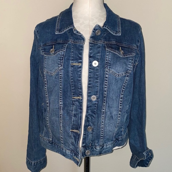Lane Bryant Jackets & Blazers - Lane Bryant Denim Blue Jean Jacket size 14